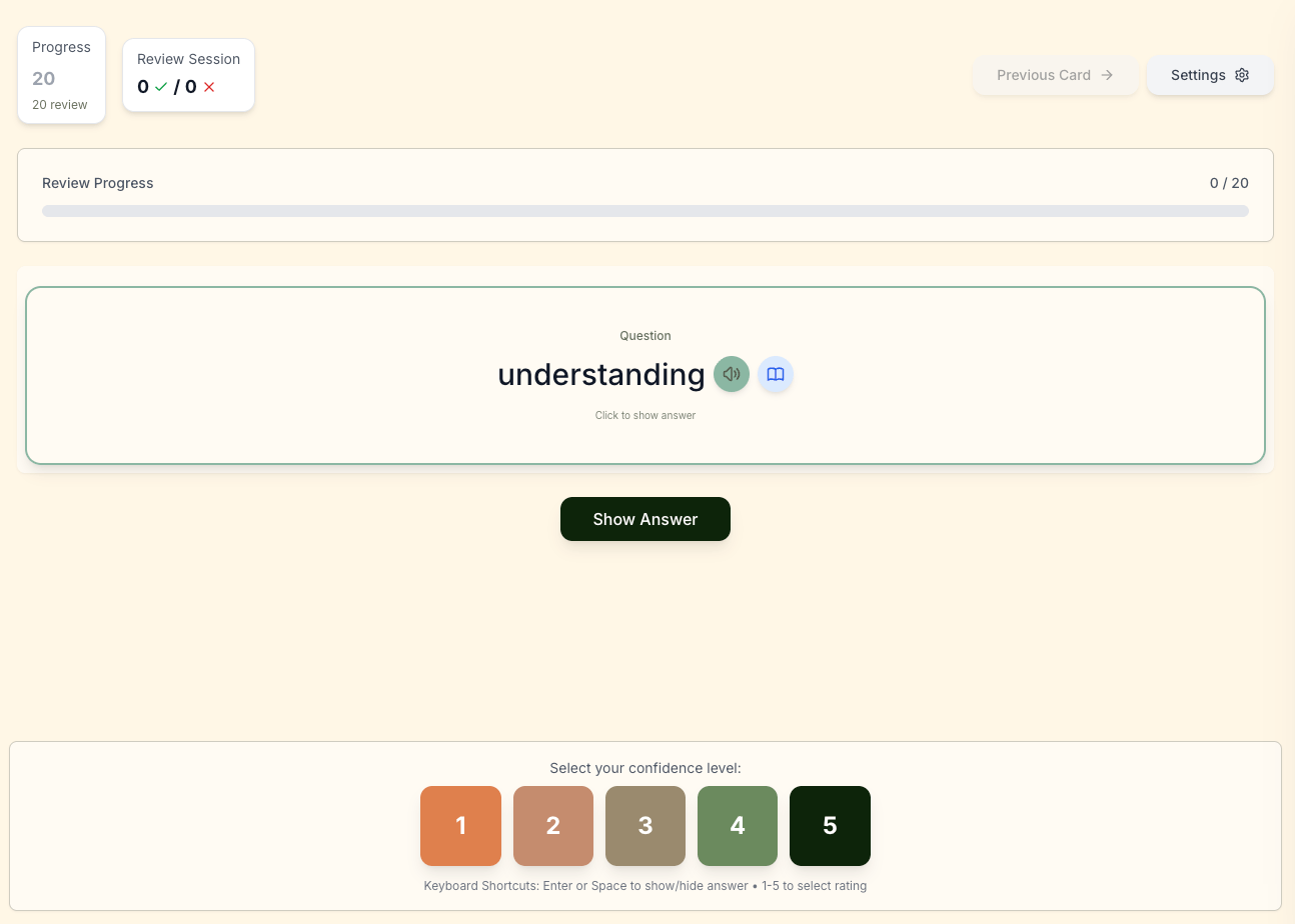 Review smarter not harder